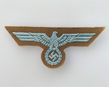 Afrika Korps enlisted man's cloth embroidered breast eagle