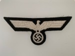 Army Panzer enlisted man's cloth embroidered breast eagle