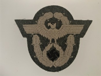 Feldgendarmerie enlisted man's/ N.C.O's cloth embroidered arm eagle