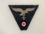 Luftwaffe enlisted man's combined M1943 trapezoid cap insignia
