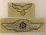 Luftwaffe Ramcke Brigade cloth cap insignia