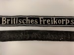 Waffen S.S.  Britische Freikorps cuff title. 'RZM' style