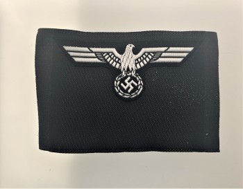 Army Panzer enlisted man's silk woven cap eagle
