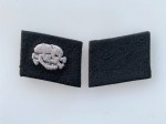 S.S. enlisted man's Totenkopf collar patches