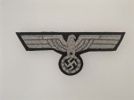 Army Panzer Officer's hand embroidered breast eagle
