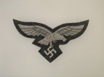 Luftwaffe Officer's hand embroidered breast eagle