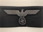 Army Panzer Officer's silk woven breast eagle