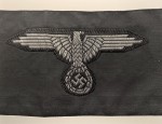 S.S. Officer's silk woven arm eagle