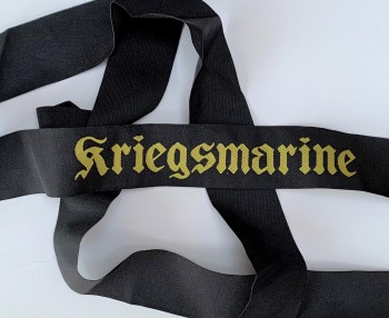 Kriegsmarine cap tally 'Kriegsmarine'