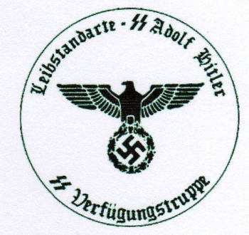Leibstandarte S.S. Adolf Hitler. Verfugungstruppe Rubber hand stamp.