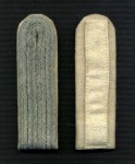 Army Infantry Officer's shoulder boards(Also LW Hermann Goring). Leutnant to Hauptmann.WHITE PIPED