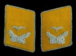 Luftwaffe Leutnant collar patches for Flight section