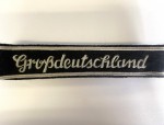 Army Grossdeutschland cuff title in script
