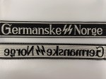 Waffen S.S.  Germanske S.S. Norge  silk woven cuff title