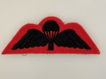 King's Royal Rifle Corps Paratrooper's cloth sleeve wings