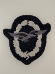 Luftwaffe Glider Pilot's  Badge in cloth