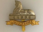 Lincolnshire Regiment metal cap badge