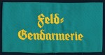 Feldgendarmerie embroidered armband or brassard