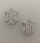 Mid War L.A.H. metal cyphers for Adolf Hitler  shoulder boards