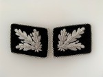 S.S. Brigadefuhrer collar patches. 1942 pattern