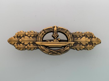 Kriegsmarine U Boat Combat bar in bronze