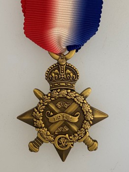 British 1914 Mons Star medal