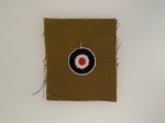 Afrika Korps embroidered cap cockade