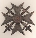 Spanish Cross in Bronze with Swords- Original Quality
