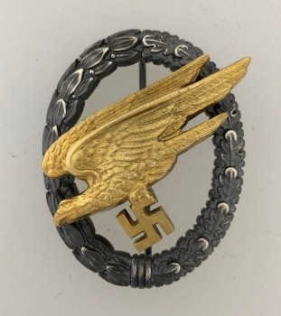 Luftwaffe Paratrooper Badge.  ORIGINAL QUALITY. Osang.