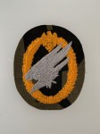 Army Paratroopers Badge in  CAMOUFLAGE cloth