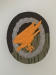 Luftwaffe Paratroopers Badge on CAMOUFLAGE cloth