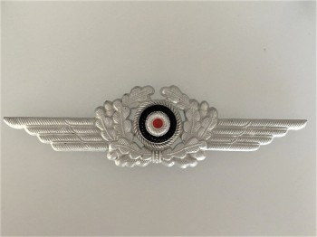 Luftwaffe cap wreath -  Aluminium