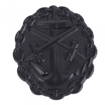 Imperial German WWI Naval  Wound Badge in Black