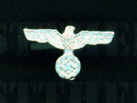 Army medal ribbon bar metal eagle motif