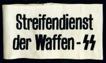 Streifendienst Der Waffen SS embroidered armband
