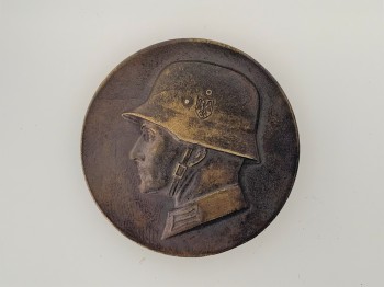 Grossdeutschland Commemorative Medallion in solid Bronze