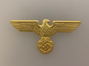 Political Leader metal  peaked cap eagle