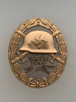 Wound Badge of the 20th July 1944 in Gold