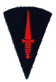 WWII Commando Dagger  cloth sleeve patch.