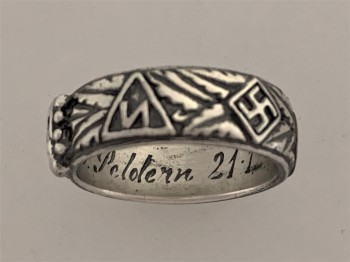 S.S. Honour Ring of SELDERN in silver.