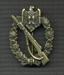 Infantry Assault Badge in Bronze RE-ENACTOR REPRODUCTION.