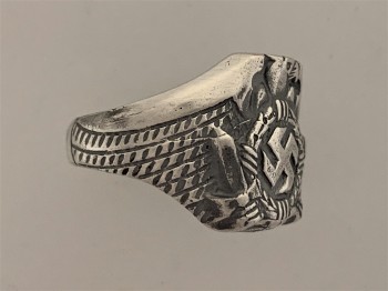 Hitler Youth High Leader's ring in  silver