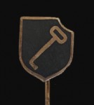 Waffen S.S. 1st Adolf Hitler Division  enamel stickpin (Key Insignia)