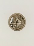 French Paratrooper solid silver Beret Badge- Miniature.