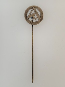 S.A. Sturmabteilung (Stormtroopers) nickel membership stick pin badge.