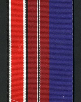 Ribbon for German 3 Ribbon Bar including  IRON CROSS WW2 - RUSSIAN FRONT MEDAL - BLUE LONG SERVICE ribbons.