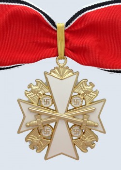 German Eagle Order 1st Class Neck Cross with Swords.