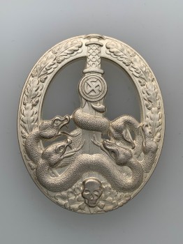 Army/Waffen S.S. Anti Partisan Combat Badge in Silver.