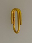 GOLD PLATED loop for a WWI or WW2 German neck award.