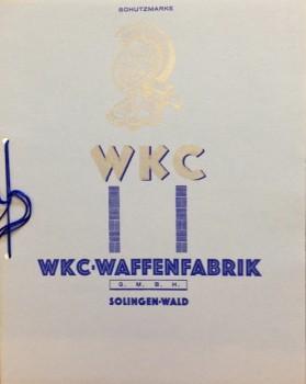 WW2 German/Germany WKC sword and dagger sales Catalogue 1938 Edition With pricelist